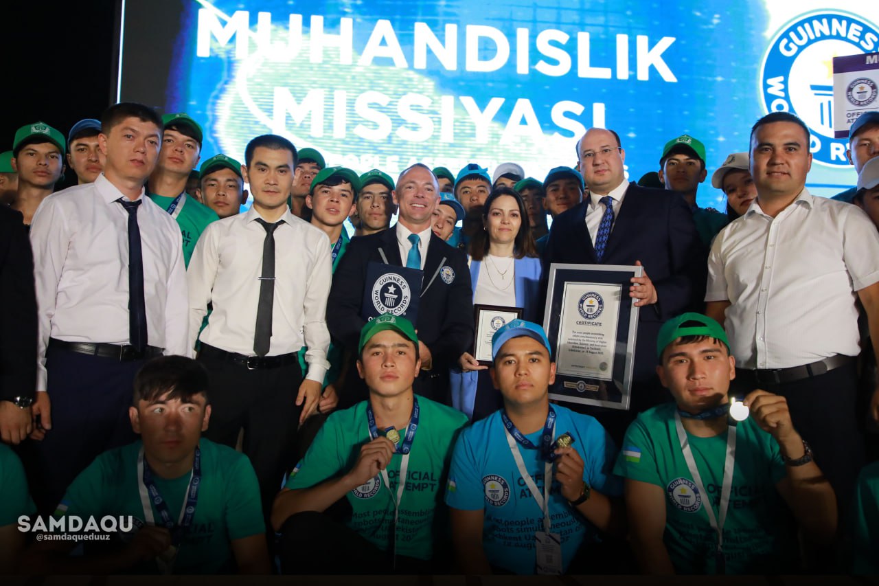 Yosh Muhandislar O‘zbekistonni Ginnesga Yozdi